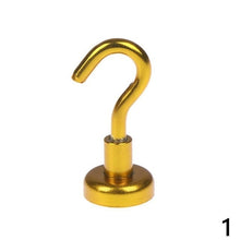 Load image into Gallery viewer, Magnetic Hooks Powerful Hook Magnet Holder 10kg Suction Wall Hook Holder Support Hardware Magnetic Tool Silver
