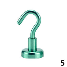 Load image into Gallery viewer, Magnetic Hooks Powerful Hook Magnet Holder 10kg Suction Wall Hook Holder Support Hardware Magnetic Tool Silver
