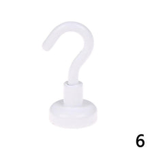 Load image into Gallery viewer, Magnetic Hooks Powerful Hook Magnet Holder 10kg Suction Wall Hook Holder Support Hardware Magnetic Tool Silver
