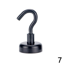 Load image into Gallery viewer, Magnetic Hooks Powerful Hook Magnet Holder 10kg Suction Wall Hook Holder Support Hardware Magnetic Tool Silver
